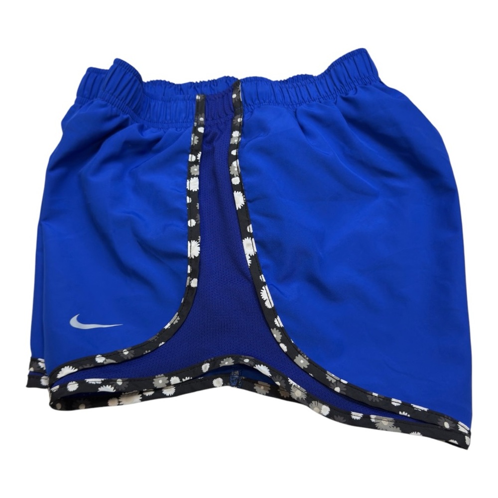 Nike Blue Athletic Shorts with Elastic Waistband and Lightweight Fabric BOX38